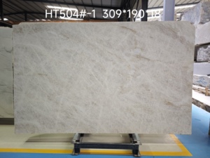 Moderne Luxus Taj Mahal Quarzit-Platte Umweltfreundlich für Villennutzung Große Platte Polierte Oberfläche Lichtdurchlässig Grafisches Design - Product Image 3