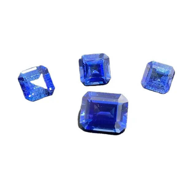 ZHF-gemas sueltas de <span class=keywords><strong>zafiro</strong></span> en forma de pera azul real, venta al por mayor