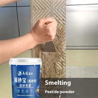 Enduit de durcissement pour surfaces en béton Boslai, écologique, faible teneur en COV, liquide acrylique monocomposant, matériaux d'étanchéité blancs