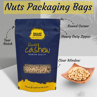 Kolysen vente en gros personnalisé imprimé refermable étanche à l'humidité debout pochette alimentaire sacs à fermeture éclair Doypack pour noix amande noix de cajou