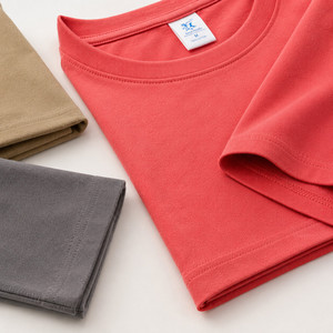 Camiseta Personalizada con Logotipo para Hombre y Mujer, Algodón Premium, Suave y Transpirable, Lisa, al por Mayor, Tallas S-6XL, Varios Colores, Caqui, Coral - Product Image 4
