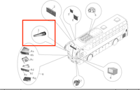 Nouveau microphone filaire portatif en acier ZK6118HGA ZK6602DX 7907-00040 pour pièces automobiles, vente chaude