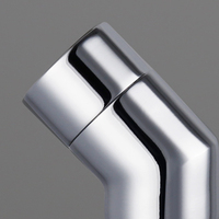Joint à angle droit en laiton chromé Accessoires de plomberie Adaptateur de conduite d'eau Nickel brossé