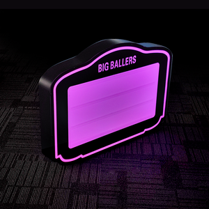 Venta al por mayor moderna Night Club Accesorios LED Neon Signled Scrolling Message Board Bottle Presenter Service Sign - Product Image 5