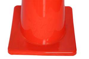 غطاء مخروط مرور عاكس مخصص عالي السطوع من البي في سي الفضي - Product Image 3