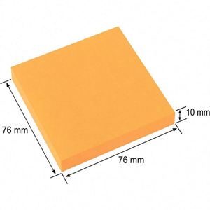 76X76 Self-Adhesive <b>Sticky</b> <b>Notes</b> Wholesale Set 8 Fluorescent Times Stick Strong Memo Pads Posted It - Product Image 4