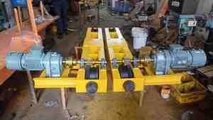 Conjunto de Ruedas para Sistema de Grúa Monoviga y Biviga, Carro Final de Grúa Puente con Accionamiento Motorizado - Product Image 2