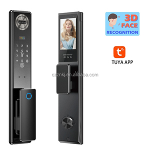 Cerradura Inteligente para Puerta sin Llave, Función de Empujar y Tirar, Impermeable, de Aluminio, con Huella Dactilar Biométrica, para el Hogar, Compatible con Tuya Smart Wifi Cloud para Israel - Product Image 2