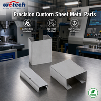 Servicios de Fabricación de Chapa Metálica Wotech OEM, Caja de Aluminio para Máquinas CNC, Servicio de Doblado de Metal, Áreas de Electrónica
