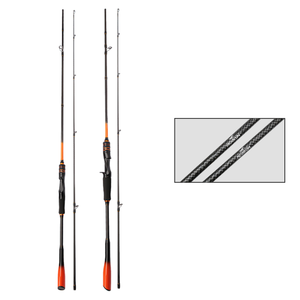 Пользовательские 1,8 м/2,1 М/2,4 м углеродное волокно Baitcasting рыболовная удочка для морского речного озера углеродное волокно рыболовная удочка - Product Image 1