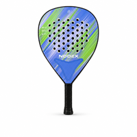 Raquette de padel en fibre de carbone de base, prix d'usine Nodex, OEM, abordable, Murah pour les débutants