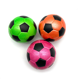CE certification nature en caoutchouc solide mousse éponge squash lumineux nouveauté caoutchouc rebond de boule métallique couleur balles de sport - Product Image 3