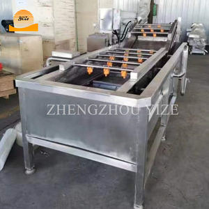 Pulitore di frutta per patate al cetriolo automatico altre macchine per frutta e verdura su misura lavatrice per frutta e verdura - Product Image 3