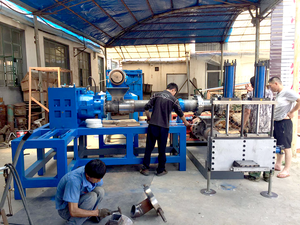 Single Screw-three Stages <strong>Plastic</strong> <strong>Extruder</strong> Granulator Pelletizing Granules Making <strong>Machines</strong> for <strong>Plastic</strong> Film Bags PP LDPE Hdpe - Product Image 5