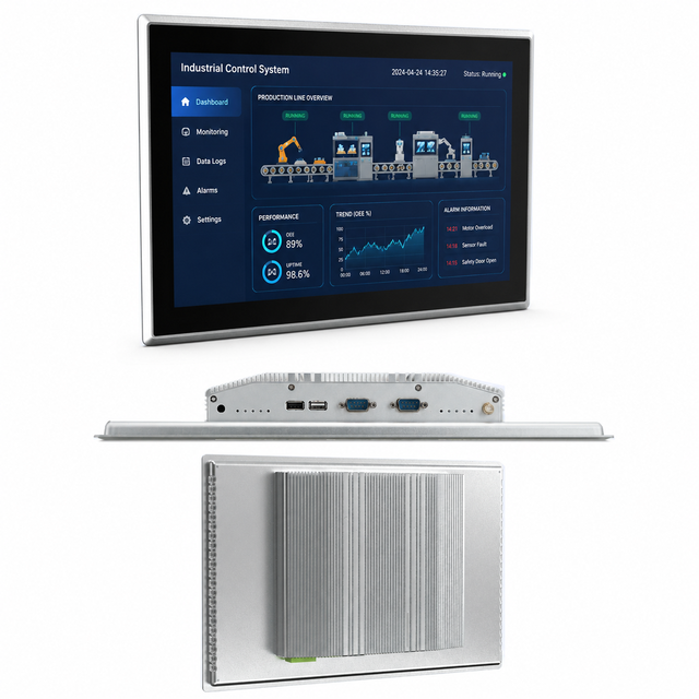 IP65 Waterproof Industrial Panel PC8" 10.4 "12.1" 15" 15.6" Industrial All in One PC N5095 I5 I7 Touch Screen Industrial PC
