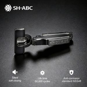 مفصلات أثاث ثلاثية/رباعية الأبعاد مخفية قابلة للتعديل، مفصلات أبواب هيدروليكية ذاتية الإغلاق لخزائن المطبخ - Product Image 2