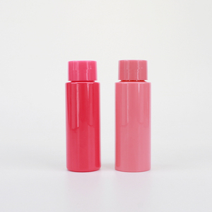 Customized rose red PET Plastic Capsule Container Empty <b>Bottle</b> for Capsule Packaging with Screw Cap - Product Image 3