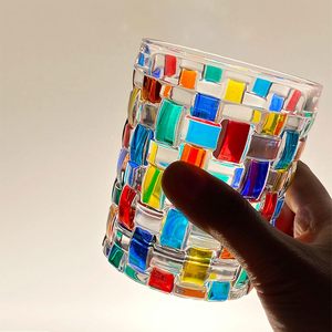 Copas de vino sin tallo pintadas a mano, arte español Manual, copa de vino de cristal, copa de vidrio, copa de whisky pintada a mano - Product Image 6