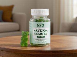 מוצרי oem לבריאות משותפת וטיפול בעור, תמיכת בלוטת התריס, ירידה במשקל, דובי גומי, תוספי תזונה בטעם תפוחים - Product Image 2