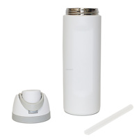 Bouteille isotherme à double paroi en acier inoxydable 304 de 24oz, 32oz, 40oz, avec poignée, bec verseur et couvercle coulissant, maintien thermique 12-24h pour les fêtes