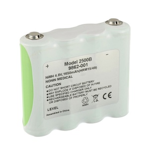 2500B 2500C RHINO POWER высококачественный сменный аккумулятор 4,8 В 1650 мАч Ni-MH медицинский Пульсоксиметр 2500 PALMSAT 9862-001 - Product Image 6