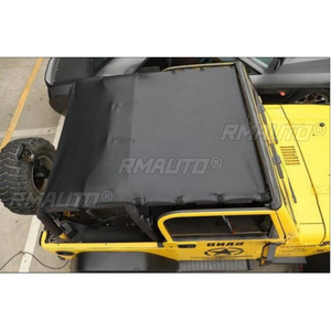 ผ้าคลุมหนังนิ่ม StarNav สำหรับรถจี๊ปแรงเลอร์ TJ ปี 1997-2006 ผ้าคลุมกันแดดแบบเต็มตัว อุปกรณ์ตกแต่งภายนอกรถยนต์ - Product Image 3