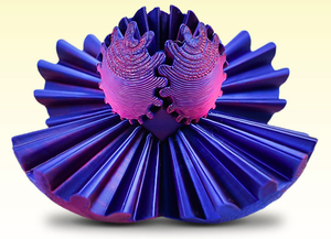 Giocattolo Sensoriale Frattale, Cubo Infinito Stampato in 3D, Strumento per Meditazione Consapevole, Sottobicchieri Geometrici in Plastica con Design Esagonale - Product Image 6