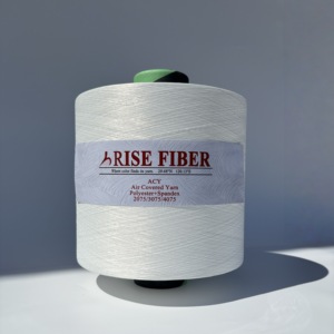 High Tenacity Ring Spun Socks <strong>Yarn</strong> Factory Supply Dyed Blended Polyester Spandex for Sock Manufacturing Knitting RISEFIBER ACY - Product Image 3