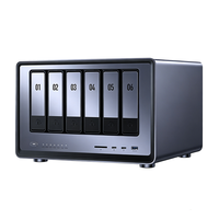 NASync DH2300 NAS Desktop a 2 Bay, Supporta Capacità fino a 60TB, 8GB RAM LPDDR5, 1GbE, HDMI 4K, Storage di Rete per Principianti