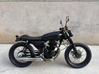 Scooter 2 temps 150cc Euro4 Vintage 2025, nouveau design F68 Cafe Racer Chopper, certifié Euro EEC COC