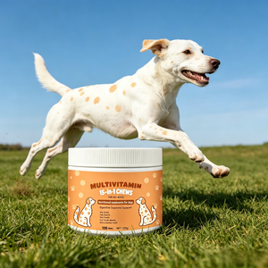 Masticables Multivitamínicos OEM 15 en 1 para Perros de Todas las Edades, Sabor a Salmón | Suplemento Multivitamínico y de Apoyo Nutricional - Product Image 4