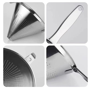 Utensilios y Accesorios de Cocina Yurtrain, Colador, Filtro de Aceite para Freír, Embudo de Filtrado, Colador Cónico de Acero Inoxidable - Product Image 5