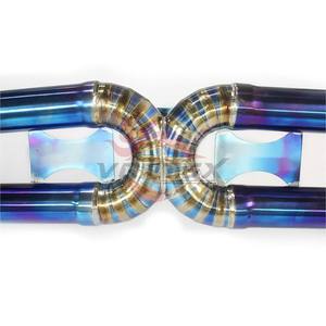 Système d'échappement Catback Vortex Titanium Valvetronic Finition bleu brûlé Épaisseur 1,2 mm Garantie de 24 mois pour Ferrari 488 GTB - Product Image 6