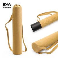 Sac de yoga en toile de coton biologique à cordon de serrage avec sangle écologique sac de transport de tapis de yoga Pilates de yoga avec logo personnalisé haute densité en gros