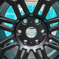 Rines Forjados de Alta Resistencia BZ con Acabado Negro Satinado para Chevrolet Corvette Z06 Camaro Muscle Car