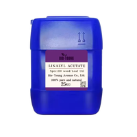 Acétate de linalyl naturel en vrac Extrait de plante de bois/feuilles d'ho bois Huile parfumée pour la gestion de la peau et les applications aromatiques
