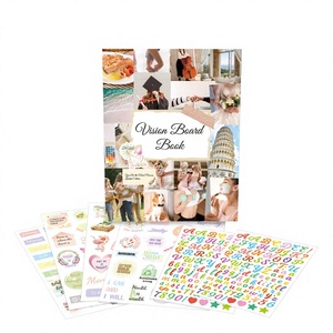Original Design ZS-PC0075 Vision Board DIY <b>Scrapbook</b> Kit Mindfulness Journal for Female Empowerment Online Retailers - Product Image 1