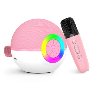 <b>Mini</b> Wireless Speaker Audio System Sound with Dual <b>Microphone</b> KTV System Professional Singing Outdoor Speaker T97 - Product Image 1