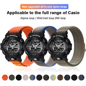 FORWELLENY 16 มม.สายไนลอนสำหรับนาฬิกาคาสิโอสำหรับ <span class=keywords><strong>G</strong></span> <span class=keywords><strong>SHOCK</strong></span> GA110 120 GA900 GA2100 GW-M5610 กีฬาอุปกรณ์เสริม - Product Image 3
