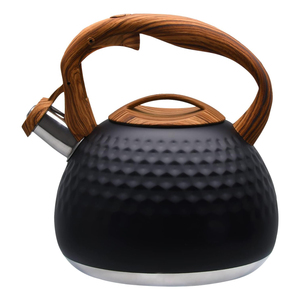 Bouilloire à sifflet coréenne écologique pour cuisinière, en acier inoxydable robuste, 3 litres, pour faire bouillir l'eau - Product Image 1