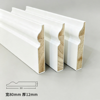 Cadre en bois décoratif, fabricant de lignes décoratives, apprêt blanc personnalisé, idéal pour la décoration murale