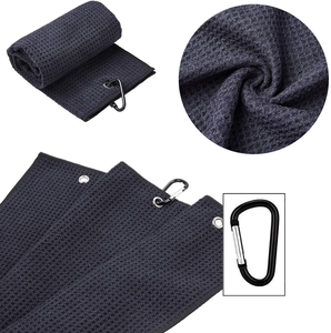 Panno per asciugamano da golf in <span class=keywords><strong>microfibra</strong></span> con gancio per grommet super morbido con logo personalizzato - Product Image 5