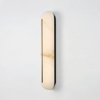 Lampes murales en marbre, luminaire mural en albâtre, design vertical moderne, abat-jour en pierre naturelle, lampe murale en marbre pour la décoration de la maison et des hôtels