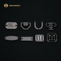 HONMEO Badges et étiquettes personnalisés en alliage de zinc OEM ODM, logos métalliques pour vêtements, chaussures, sacs, jeans, étiquettes métalliques