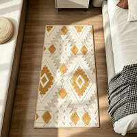 Tapis moderne écologique de qualité commerciale, doux, moelleux, en polyester tufté fait main, 10 mm d'épaisseur supplémentaire, pour chambres et salons