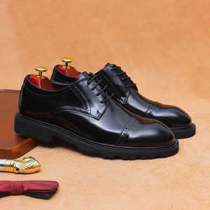 Chaussures décontractées rétro pour hommes en cuir véritable DSYX, légères, respirantes, à enfiler, style vintage, pour l'automne, vente en gros - Product Image 1