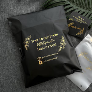 Custom Low MOQ Postal <b>Bags</b> Black Matte logo Shipping <b>Bag</b> Clothing Poly Mailing <b>Package</b> - Product Image 6