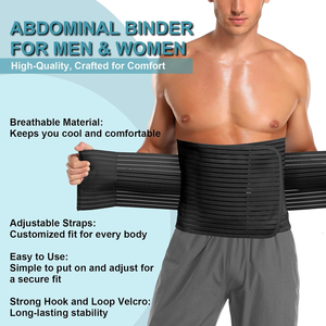 Faja <span class=keywords><strong>Abdominal</strong></span> Ajustable Postquirúrgica de Compresión para Hombres y Mujeres, Suministro a <span class=keywords><strong>Precio</strong></span> de Fábrica Personalizado - Product Image 3