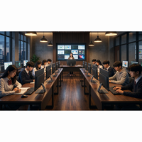 PC All in One dengan Kamera Terintegrasi, SSD, DVD-RW Optical Drive, Intel I3/I5/I7, Desktop AIO, Colokan EU/UK untuk Kantor dan Sekolah