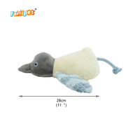 Famipet Fabricant Grossiste Nouveau Thème Hiver Design Oiseaux Amusants Jouet en Peluche Doux et Froissé pour Animaux Jouets Couineurs pour Chiens